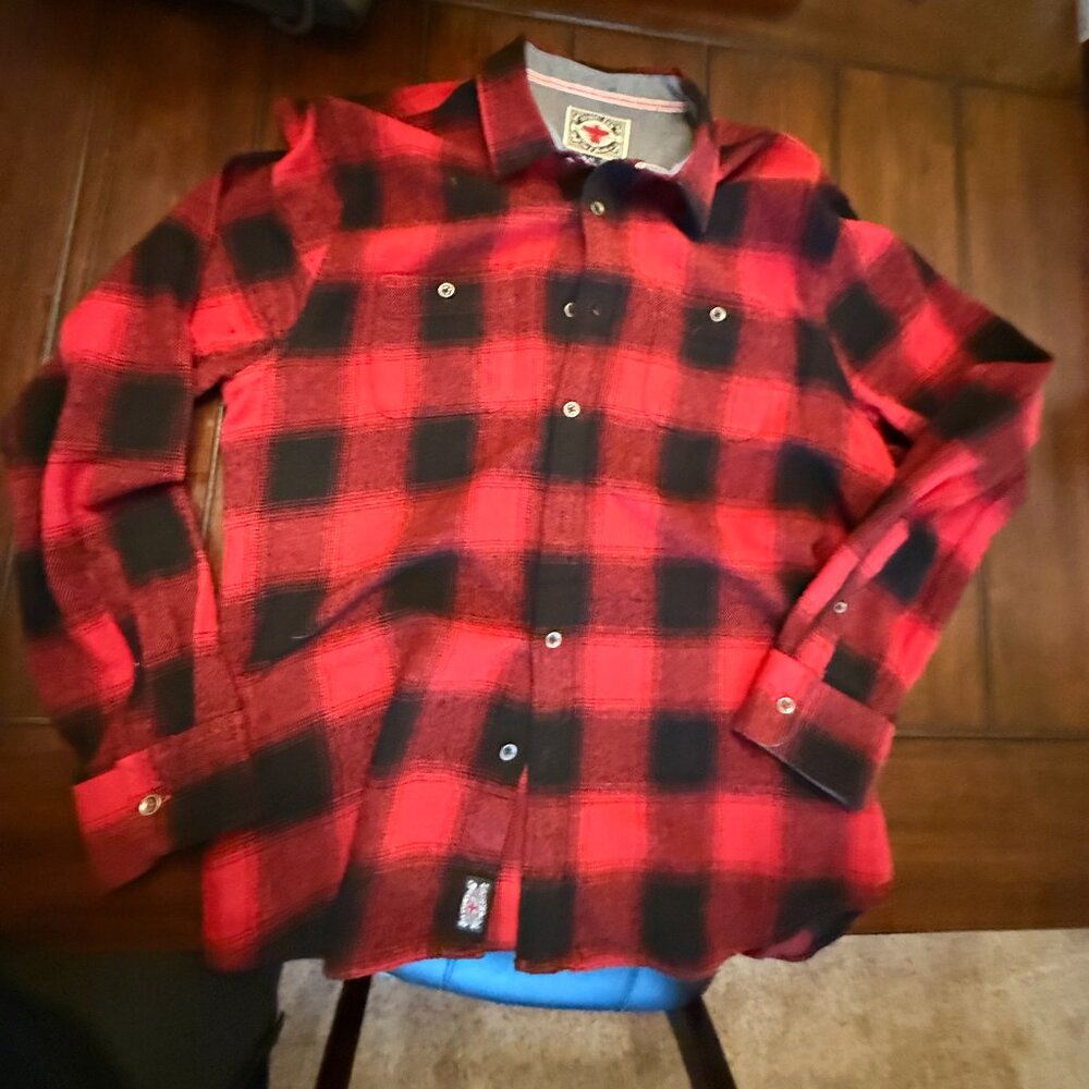 Flag and Anthem Flannel, Men's Large